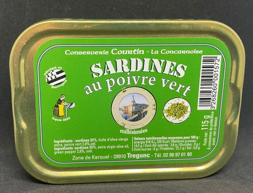 Sardines Poivre Vert
